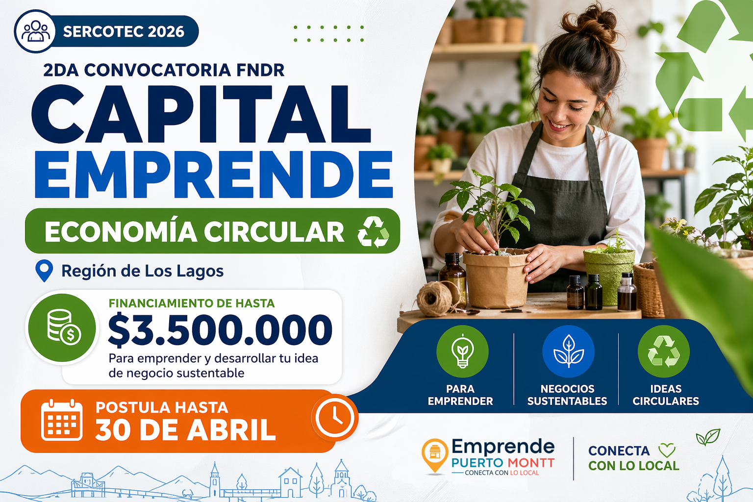 2da Convocatoria FNDR Capital Emprende Economía Circular 2026